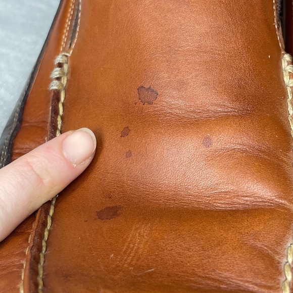 Cole Haan Men’s 11 Tucker Venetian Leather Slip On Loafers Brown Classic Summer - Picture 3 of 11